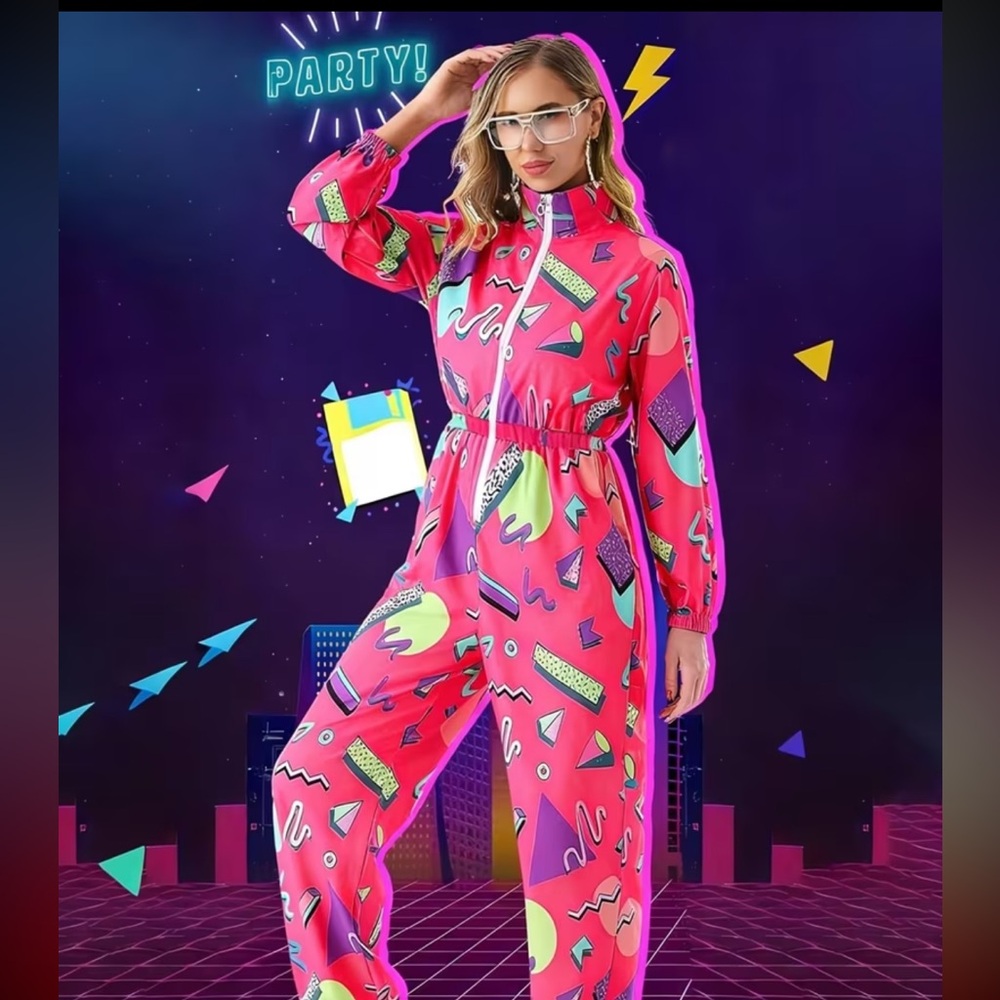 80s Inspired Jumpsuit!